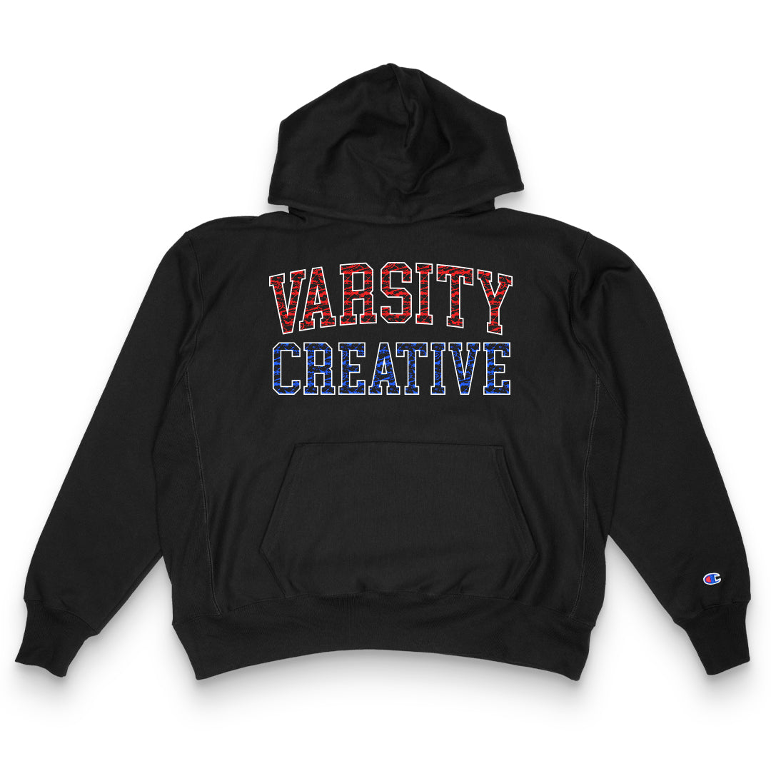 RED & BLUE TIGER - Champion Reverse Weave Hoodie